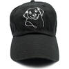 Custom Embroidered Pet Hat, Black - Hats - 1 - thumbnail