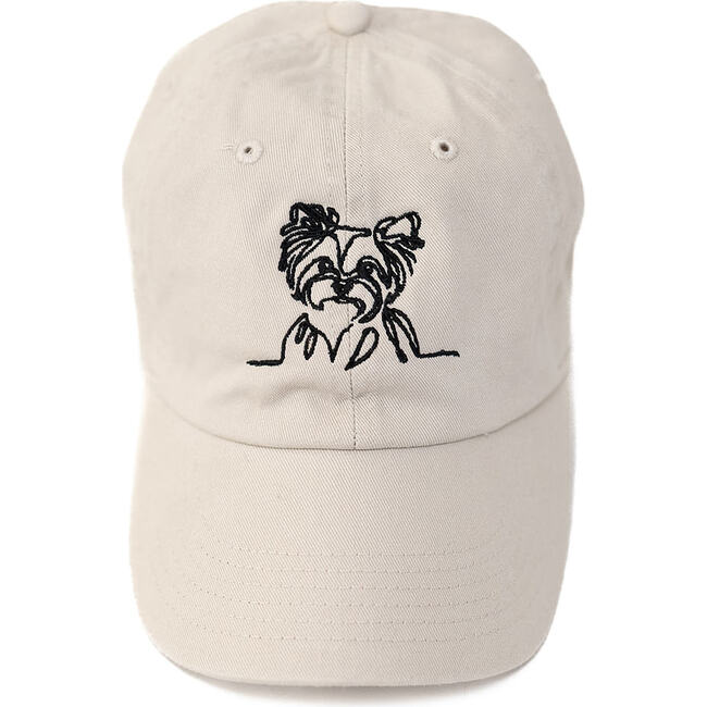Custom Embroidered Pet Hat, Natural