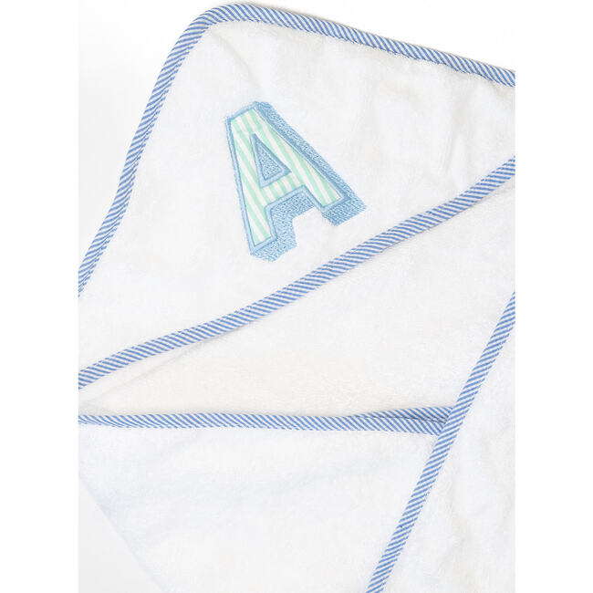 Custom Embroidered Hooded Towel, Blue