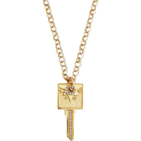 MAMA Compass Key Necklace