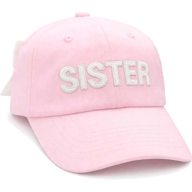 Sister Bow Baseball Hat, Pink
