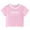 Sister T-Shirt, Pink - T-Shirts - 1 - thumbnail