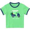 Tee Time T-Shirt, Green/Blue - T-Shirts - 1 - thumbnail