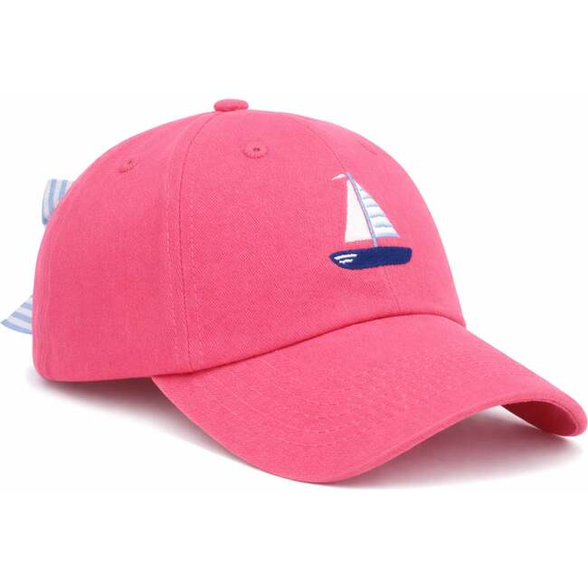 Sailboat Bow Baseball Hat, Red