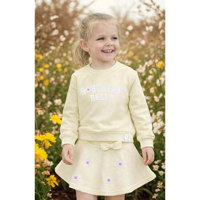 Southern Belle Sweatshirt, Yellow