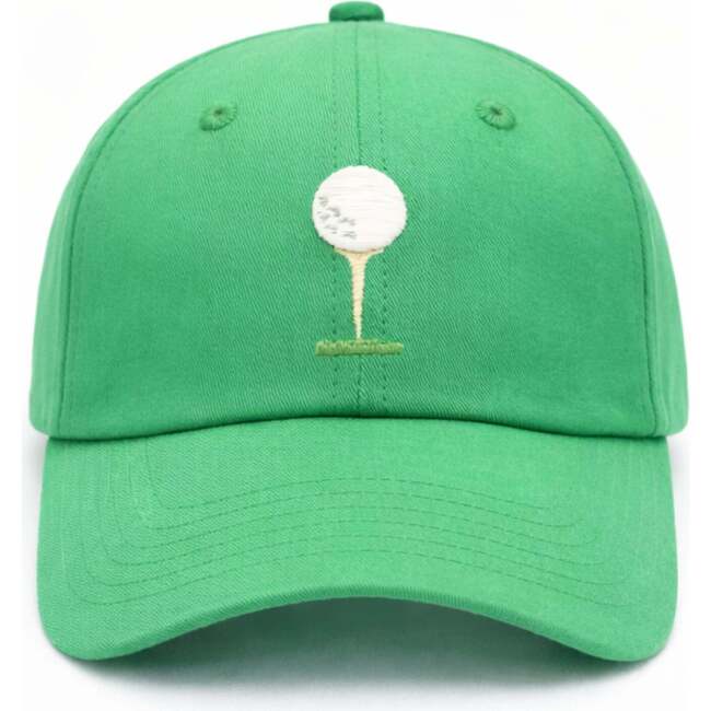 Tee Time Baseball Hat, Green - Hats - 3