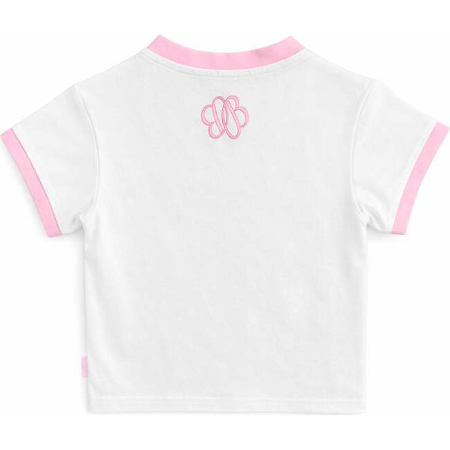 Seersucker Pocket T-Shirt, Pink - T-Shirts - 3