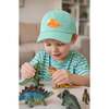 Triceratops Baseball Hat, Green - Hats - 2