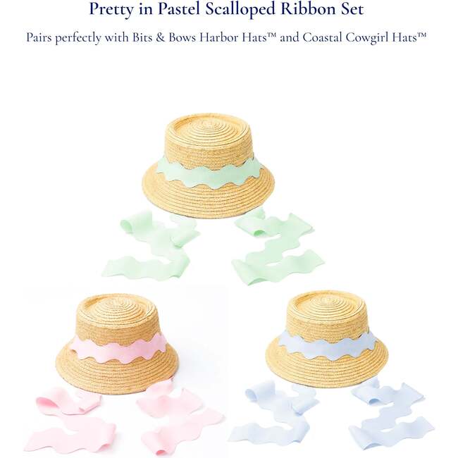 Pretty in Pastel Ribbon Set, Pastel Pink/Blue/Green