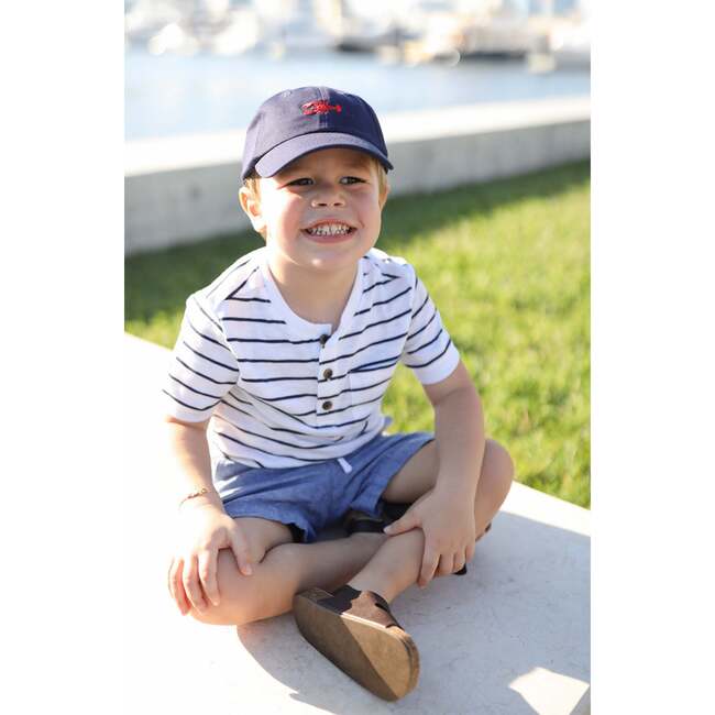 Lobster Baseball Hat, Navy