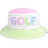 Golf Bucket Hat, Pink - Sun Hats - 1 - thumbnail