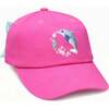 Dolphin Daydream Bow Baseball Hat, Magenta - Hats - 1 - thumbnail