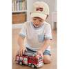 Firetruck Baseball Hat, Khaki - Hats - 2 - thumbnail