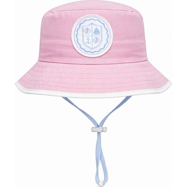 Coastal Crest Bucket Hat, Pink