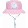 Coastal Crest Bucket Hat, Pink - Sun Hats - 1 - thumbnail
