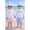 Coastal Crest Bucket Hat, Pink - Sun Hats - 2 - thumbnail