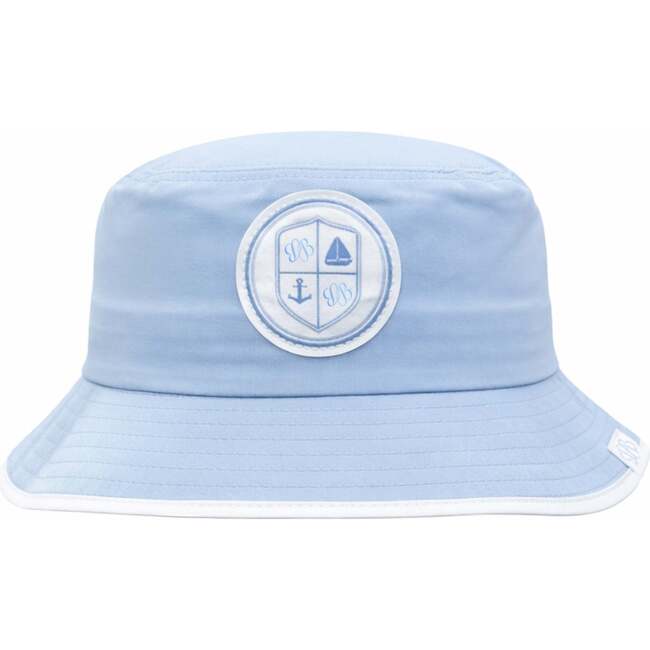 Coastal Crest Bucket Hat, Blue - Sun Hats - 4