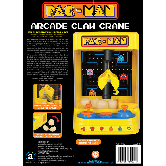 Pac-Man Arcade: Claw Crane (Core Series)