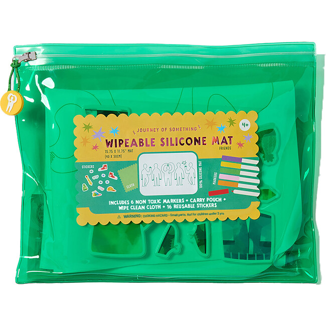 Wipeable Silicone Mat - Friends