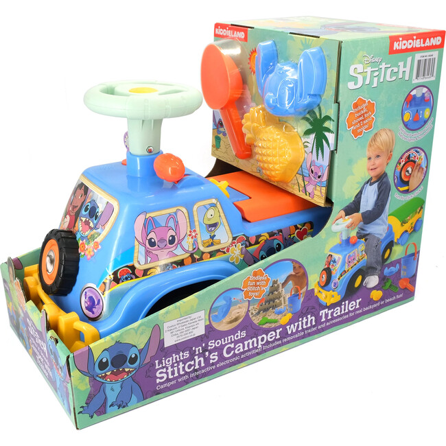 Light 'N' Sounds: Ride-On Camper & Trailer - Stitch - Ride-Ons - 4