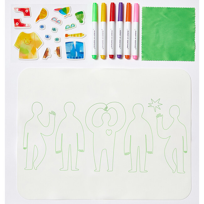 Wipeable Silicone Mat - Friends - Arts & Crafts - 5