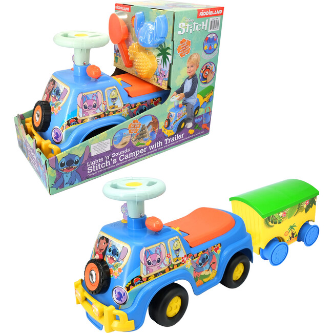 Light 'N' Sounds: Ride-On Camper & Trailer - Stitch - Ride-Ons - 9