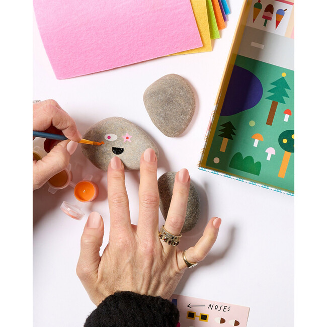 Rock Painting Kit - Faces Edition - Arts & Crafts - 4