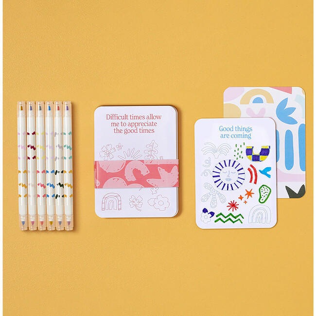 Color Your Own Affirmation Cards - Arts & Crafts - 3