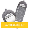 Happy Nappers: Pillow & Sleepy Sack: Med - Grey Shark - Plush - 4