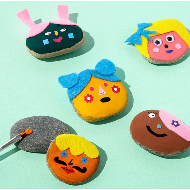 Rock Painting Kit - Faces Edition - Arts & Crafts - 7