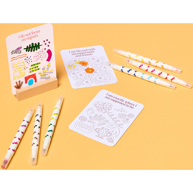 Color Your Own Affirmation Cards - Arts & Crafts - 6