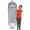 Happy Nappers: Pillow & Sleepy Sack: Med - Grey Shark - Plush - 5