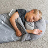 Happy Nappers: Pillow & Sleepy Sack: Med - Grey Shark - Plush - 8
