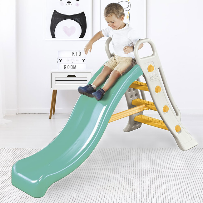 Big Water Slide: Green & White - Water Toys - 6
