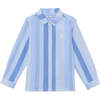 TARTINE ET CHOCOLAT Aegean Striped Shirt - Blue - Shirts - 1 - thumbnail