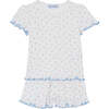 TARTINE ET CHOCOLAT Pointelle Lettuce Hem Pajamas - Pajamas - 1 - thumbnail