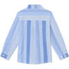 TARTINE ET CHOCOLAT Aegean Striped Shirt - Blue - Shirts - 2