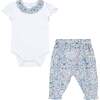 TARTINE ET CHOCOLAT Liberty Pants Baby Set - Blue Fleur - Mixed Apparel Set - 1 - thumbnail