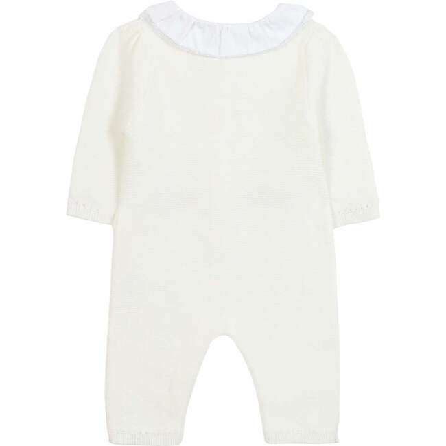 TARTINE ET CHOCOLAT Knit Floral Baby Jumpsuit