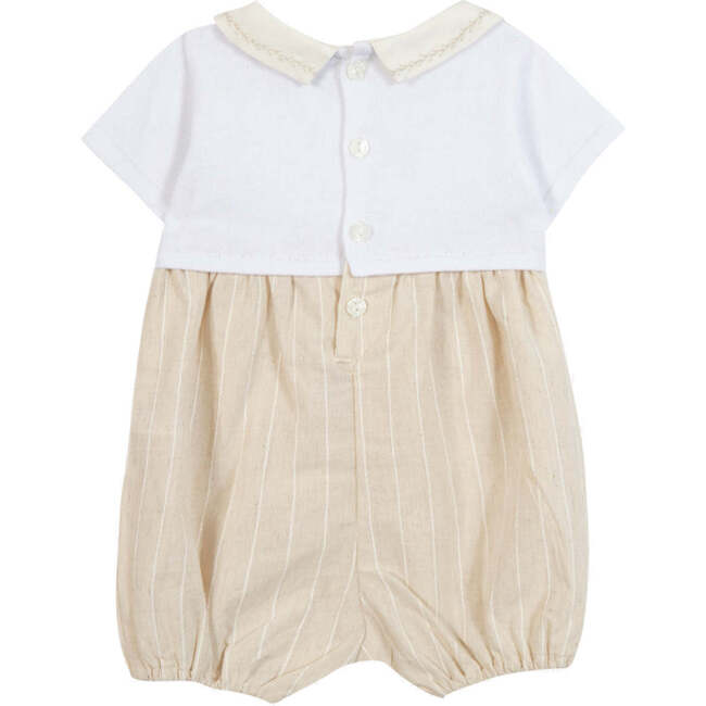 TARTINE ET CHOCOLAT Linen and Cotton Baby Romper