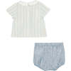 TARTINE ET CHOCOLAT Coastal Stripe Baby Set - Mixed Apparel Set - 2