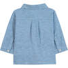 TARTINE ET CHOCOLAT Melange Linen Baby Overshirt - Nuage - Shirts - 2