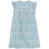 TARTINE ET CHOCOLAT Liberty Button Dress - Blue Fleur - Dresses - 2 - thumbnail