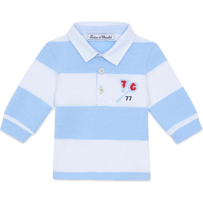 TARTINE ET CHOCOLAT Badminton Rugby Baby Polo - Nuage
