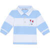 TARTINE ET CHOCOLAT Badminton Rugby Baby Polo - Nuage - Polo Shirts - 1 - thumbnail