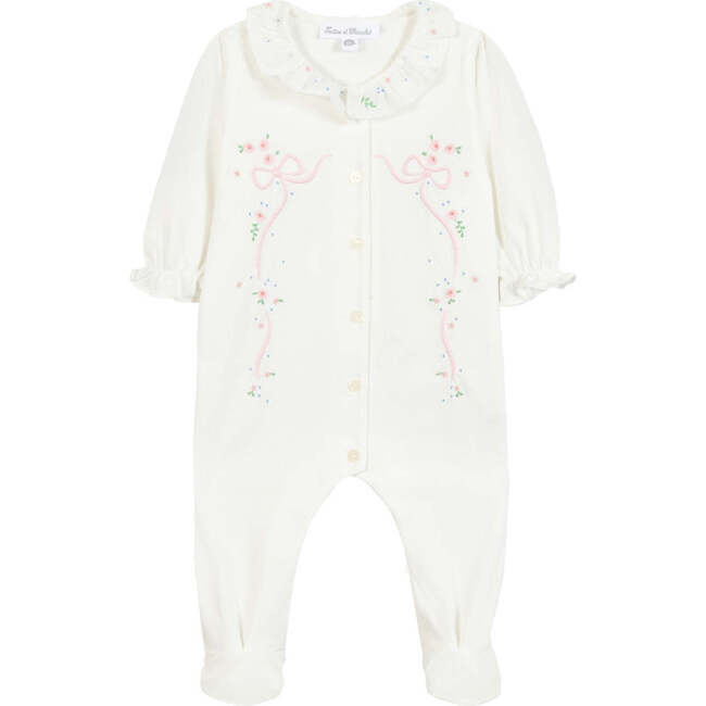 TARTINE ET CHOCOLAT Bows Embroidered Pajamas