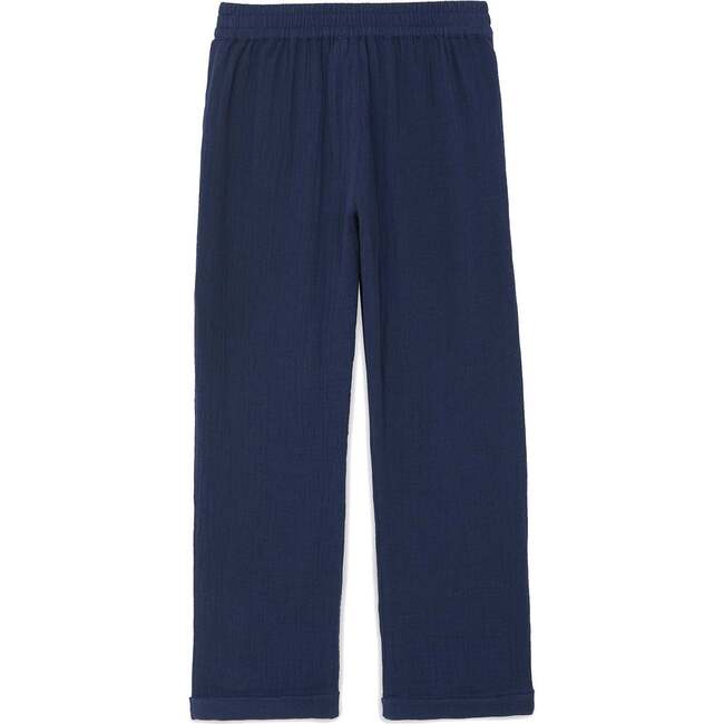 TARTINE ET CHOCOLAT Gauze Cotton Pants - Marine