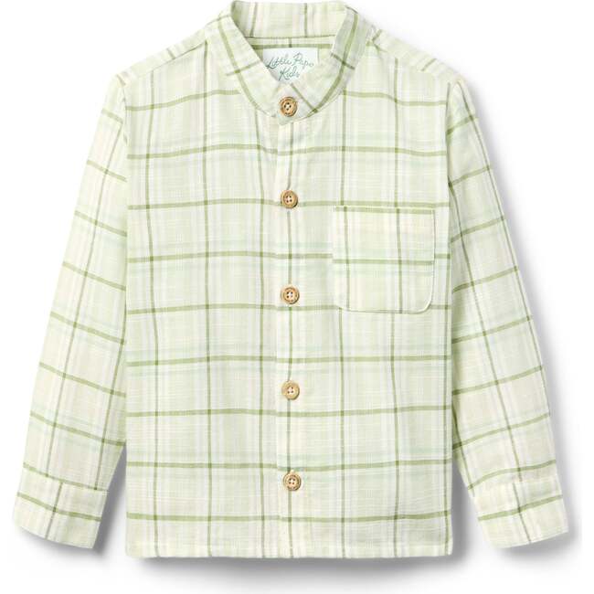Arthur Long Sleeve Shirt, Meadow Plaid