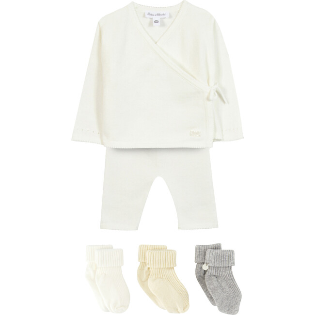 TARTINE ET CHOCOLAT Cotton Knit Birth Set