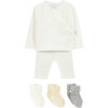 TARTINE ET CHOCOLAT Cotton Knit Birth Set - Mixed Apparel Set - 1 - thumbnail